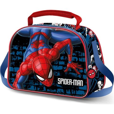 Bolsa portameriendas 3D Wall Spiderman Marvel