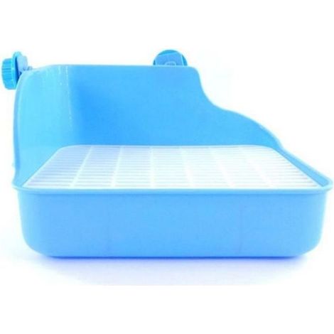Bac Litière de Lapin Maison de Toilettes pour Lapin Hamster Rat Gerbille Souris Cochon d\'Inde (1/4)