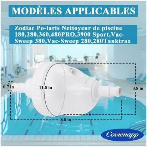 Chenilles pour Zodiac MX8 MX6,Pneus de Rechange Compatible avec Zodiac Mx8 Mx6,R0526100 Rechange(Paquet de 2) (1/4)