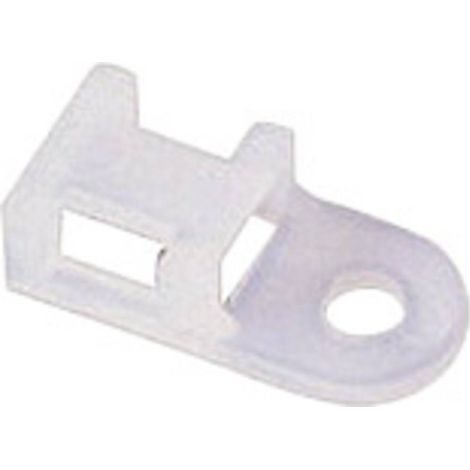 Embase de fixation Plage de Ø du faisceau: 21.30 mm (max) TRU COMPONENTS TC-HC0203 1593052 blanc 1 pc(s) S027351 (1/3)