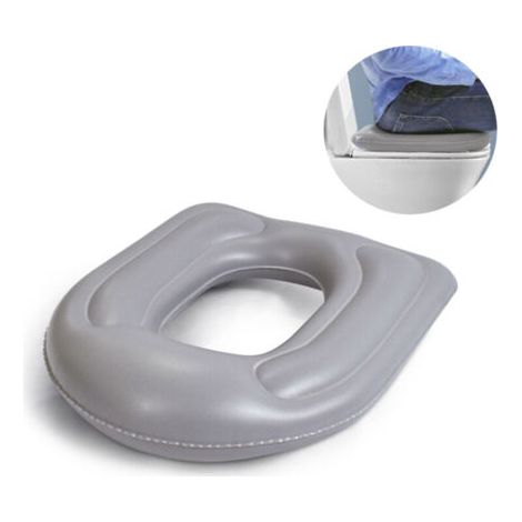 Coussin de siège de toilette gonflable, coussin surélevé en forme de beignet, siège de toilette réglable en hauteur, soulagement (1/4)
