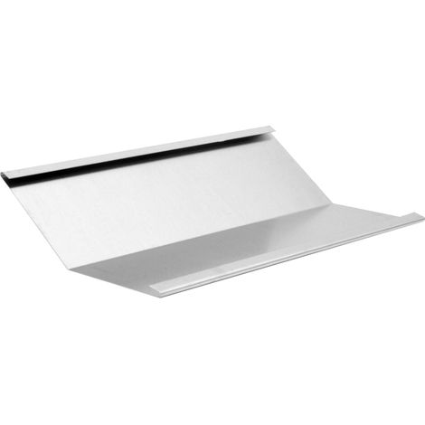 Kehlblech mit Wasserfalz aus Aluminium 200cm, 1 Stück Silber Alublech für optimale Dachentwässerung, Dachrinnen Zubehör, Made in Germany (1/5)