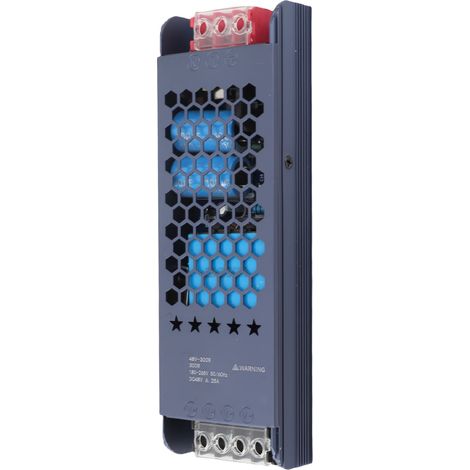 Transfo alimentation LED pour éclairage magnétique 48V AC180-250V boîtier alu noir profilé rectangulaire driver PWM (1/5)