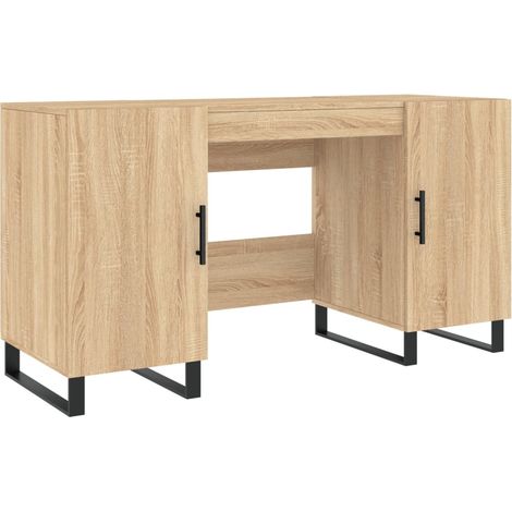 Maison Exclusive - Schreibtisch Sonoma-Eiche 140x50x75 cm Holzwer