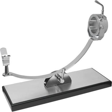 BUARFE jamonero cordoba giratorio base dm inoxidable , Jamonero cordoba giratorio base dm/acero inoxidableMarca: BuarfeJamonero modelo Córdoba abatible con casquillo girato (1/2)
