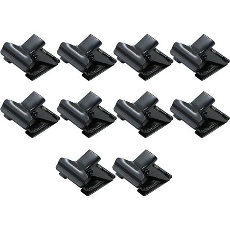 Étiquette Prix Clip Porte cartes - D'étiquetage Clips en Métal, 5,1 3 cm, Porte-cartes pour étiquette de prix Porte-photo Photos de mémo de mariage Anniversaire de bureau 10 PCS Noir (1/4)