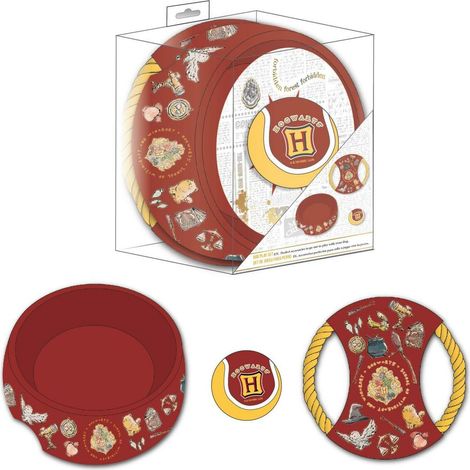 Set regalo di benvenuto per cani Harry Potter Rosso Scuro 21,0 x 21,0 x 8,8 cm Cane (1/3)