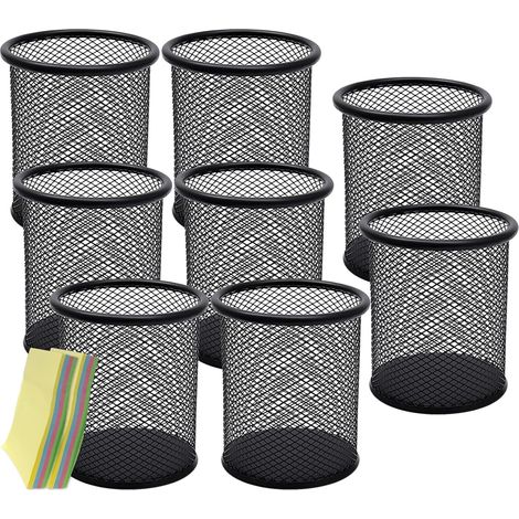 8 Pack pot a crayon organiseur pot a stylo Rangement Organisateur conteneur pour bureau (1/5)