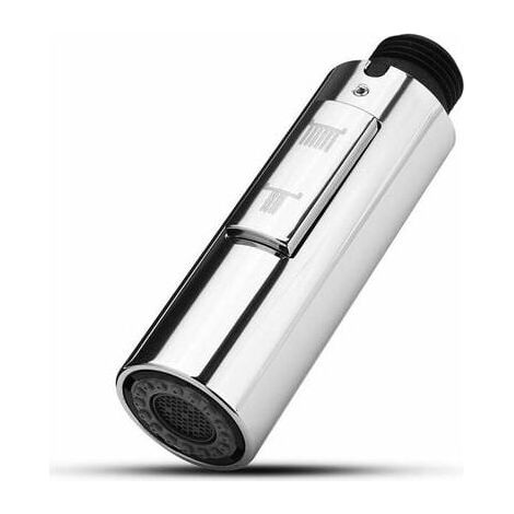 universel G 1/2 Tête de robinet de cuisine, robinet Douchette pièce de rechange, réglages de pulvérisateur Pomme de douche pour salle de bain robinet mitigeur de cuisine, finition chromée (1/3)