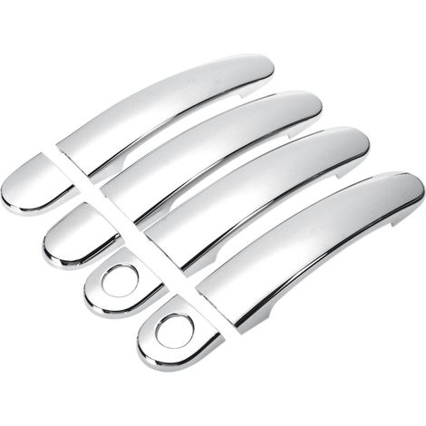 Juego de 8 piezas para 4 MK4/Rabbit A4 1J 1997-2006 Embellecedores cromados para manijas de puertas Cubiertas para manijas de puertas de coche 2 agujeros