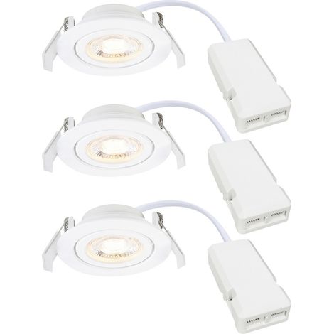 Nordlux 2510310101 Monolo 3-Kit Einbauleuchte  EEK: E (A - G) LED   Weiß