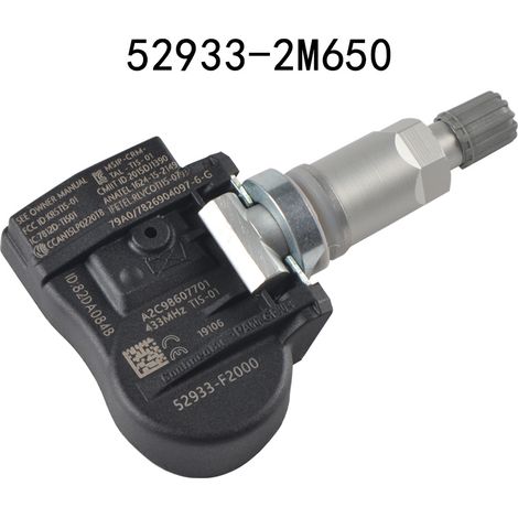 52933-2M650 est un capteur de pression des pneus pour les véhicules Hyundai Elantra GT et Kia. (1/5)