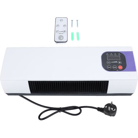 Ortviai Chauffage mural électrique 220 V avec ventilation naturelle et chauffage rapide pour salle de bain et chambre (1/5)