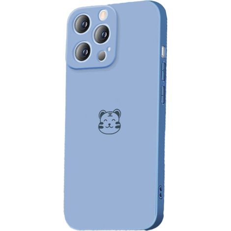 Coque compatible avec iPhone 14, coque en silicone liquide au design mignon et doublure souple (1/4)