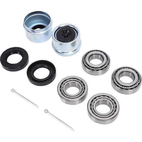 Roulements de Moyeu de Roue de Remorque, Acier Cr, Fonctionnement Fluide, Kit Complet, pour Remorques Légères avec Axes de 25 Mm (1/5)