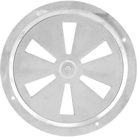 Aération marine ronde en losange pour bateau, grille papillon ventilée, bouche d'air de cabine, platine à persiennes pour caravane et bateau, évents de coque, accessoire nautique. (1/5)
