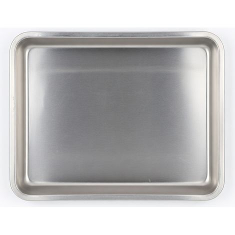 Plateau rectangulaire en inox 304, 45 x 35 x 5 cm