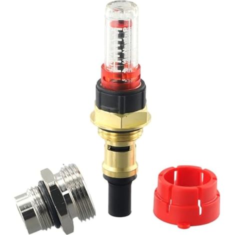 4 pièces Débitmètre multiple Débitmètre d'eau Chauffage au sol Régulateur de débit collecteur DN25 (4) (1/5)