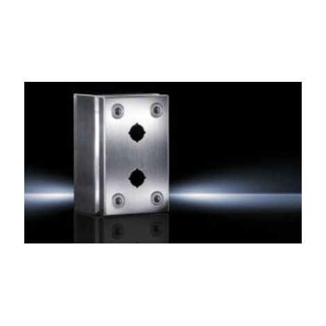 RITTAL SM - CAISSE DÉCLENCHEUR INOXYDABLE IP66 POUR 2 POUSSOIR DIAMÈTRE 22,5 2384020 (1/2)