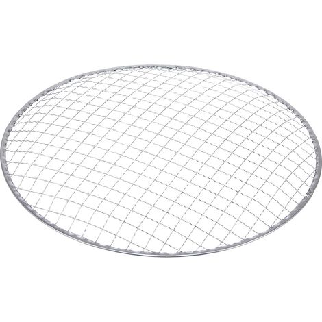 10 Stück 295 mm gewerbliches Grillnetz, Edelstahl, antihaftbeschichtetes Grillnetz für Zuhause (1/4)