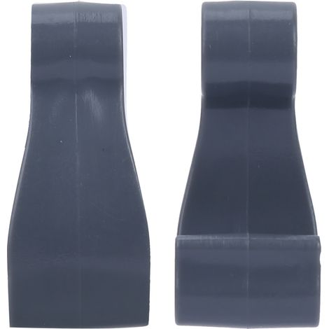 1 Crochet en Plastique Résistant pour Bâche, Bateau, Kayak et Canot Pneumatique, Gris Clair (1/5)