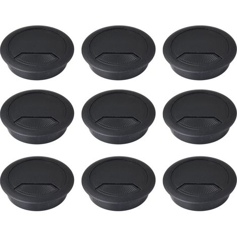boîtes de rangement pour câbles de bureau - Organisateurs de câbles pour bureau d'ordinateur, cache-câbles ronds pour bureau (1/5)