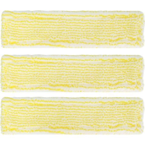 Lot de 3 tampons de nettoyage de vitres en microfibre pour nettoyeur de vitres Karcher WV2 WV5 (1/5)