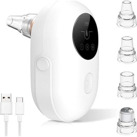 Aspirateur Points Noirs - LEYTN - Professionnel - Rechargeable - 5 Sondes - Écran LED-Ywey (1/4)