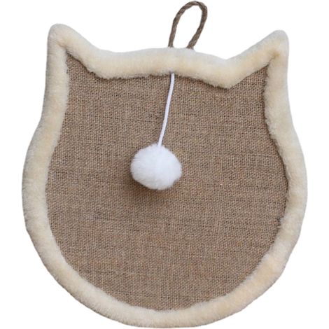 Griffoir mural pour chat, tapis à griffer en sisal remplaçable, protection murale contre les griffures, poteau à griffer durable et interactif (1/5)