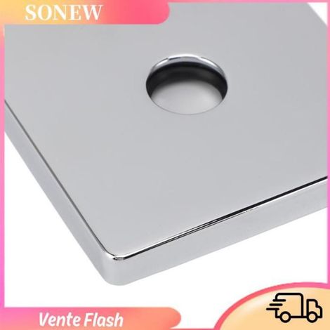 Sonew Plaque de recouvrement de bras de douche carrée Plaque de couverture de bras de douche carrée, bricolage Galvanoplastie (1/5)