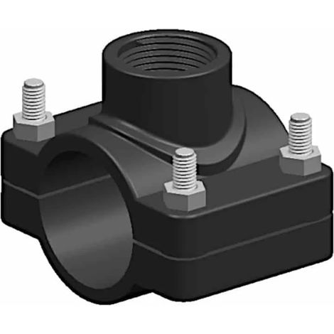 Abrazadera de Derivación PP 63 x 1 1/2" para Riego