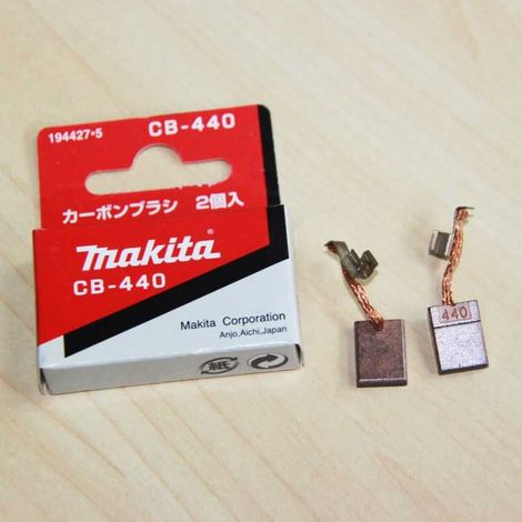 ESCOBILLAS DE CARBÓN MAKITA CB-440 Cód. 194427-5 (1/2)