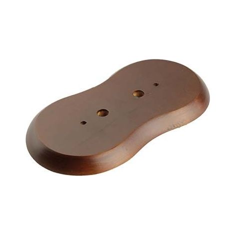 Base rotonda  in legno colore noce FAI 9003/2/NC