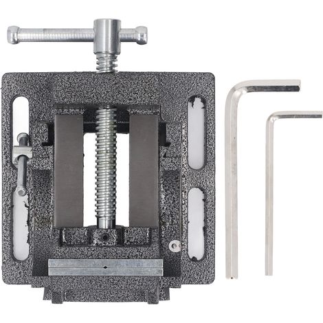 Étau de presse pour perceuse à angle de 3 pouces, inclinaison de 0 à 90 degrés, serrage Stable en acier moulé (1/5)