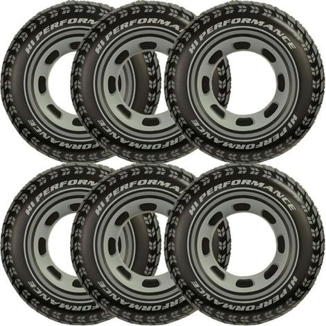 Bouées gonflables géantes Intex de 91 cm pour piscine/lac/océan (paquet de 6) (1/5)