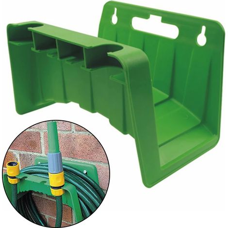 Support pour tuyau d'arrosage, solution de rangement robuste pour les tuyaux d'eau dans les garages et à l'extérieur.-AquaForge