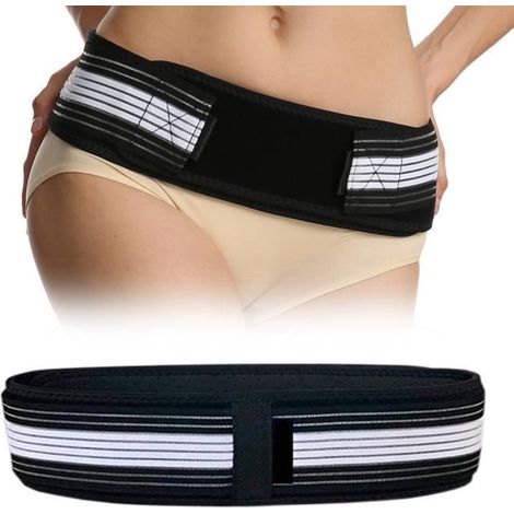 Ceinture sacro-iliaque avec évents pour soulager la sciatique et stabiliser le dos (1/4)