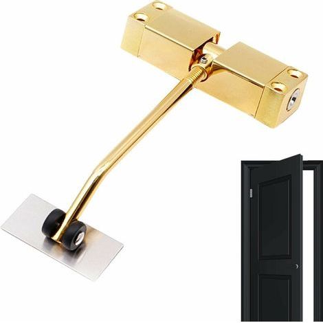 Door Closer - Small Adjustable Quiet Self Closing Door Closer Safety Door Closer for Homes, Offices, Metal & Wood Doors, Residential & Commercial