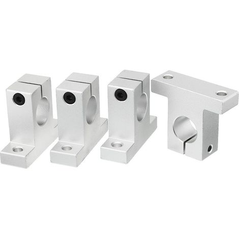 LYCXAMES -- 4 pcs SK8 8mm CNC Linéaire Motion Ball Glisser Unités Rail Support Guide Roulement d'arbre (1/5)