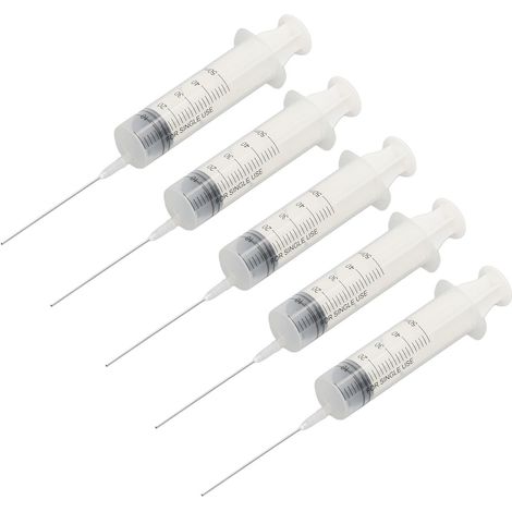 Cartouche d'encre recharge et extraction outil (5 pompes seringues 50ml + 5 pipettes plates 10cm)