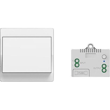 Interrupteur Sans Fil Auto-Alimenté - 433,92 MHz - Étanche IP65 - Pour Salle De Bain Et Environnements Humides - 1 Pièce (1/4)