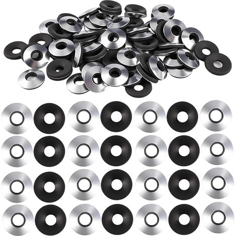 Lot de 200 rondelles d'étanchéité EPDM, M6,3 x 16 mm, rondelles en caoutchouc synthétique, galvanisation de surface, résistantes à la chaleur et au vieillissement, pour vis Spengler (1/5)
