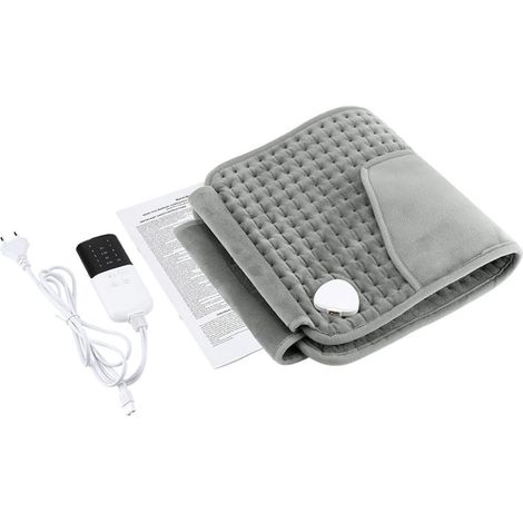 Coussin Chauffant Électrique pour la Taille avec Contrôleur LCD, 10 Niveaux de Chauffage, Minuterie 4 Niveaux pour le Dos, le Ventre, les Jambes et le Corps. Prise EU. (1/5)