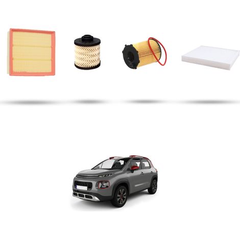 Kit tagliando 4 filtri compatibile con Citroen C3 Aircross 1.6 BlueHDI 88kw dla 2017 (1/5)