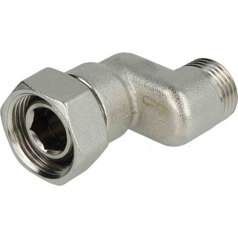 Raccord à visser excentrique de 20 mm M15/21 ecrou tournant 20/27