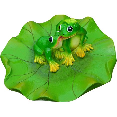 Grenouilles feuilles flottantes artificielles décoration étang extérieur (1/5)