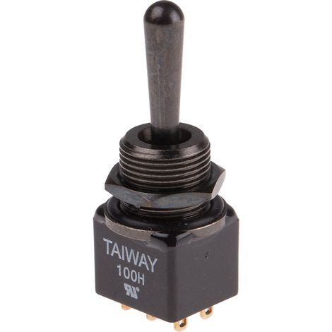 Interrupteur à levier RS PRO, (On)-On-(On), 2RT, 5 A @ 250 V c.a. ( Prix pour 1 ) (1/2)