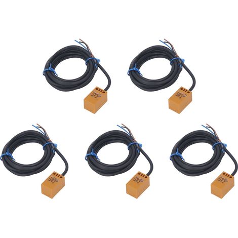 Capteur inductif NPN 5 pièces, contact normalement ouvert, IP65, interrupteur de proximité 10-30VDC (1/5)