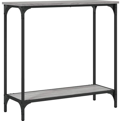 Maison Exclusive - Tavolino Consolle Grigio Sonoma 75x30,5x75 cm Legno Multistrato (1/5)