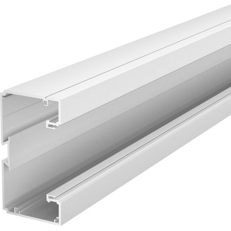 OBO Bettermann Canalina per apparecchi SIGNA BASE 70x130 9010 cloruro di polivinile bianco puro RAL 9010, 6132726